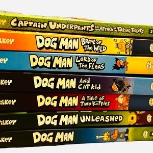 Dog man 1-6 Hardcovers and Captain Underpants